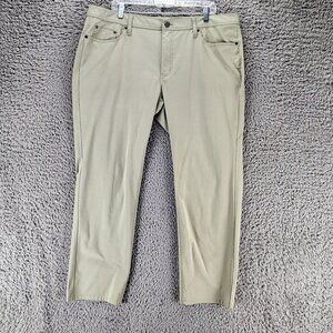 J. Hilburn Pants Mens 40x27 SLL Green Stretch Mid Rise Slim Fit *GUC*